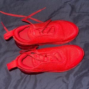Red Nike shoes for toddlers